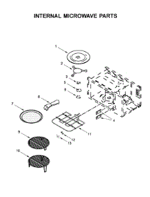 Internal Microwave Parts parts for Jenn-Air Wall Oven/Microwave Combo JMW2430IM02 from AppliancePartsPros.com