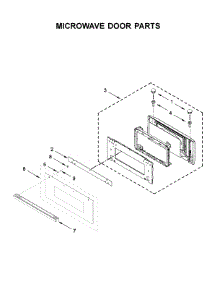 Microwave Door Parts parts for Jenn-Air Wall Oven/Microwave Combo JMW2430IM02 from AppliancePartsPros.com