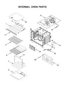 Internal Oven Parts parts for Jenn-Air Wall Oven/Microwave Combo JMW2430IM03 from AppliancePartsPros.com