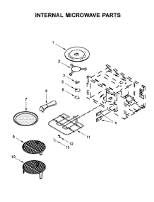 Internal Microwave Parts parts for Jenn-Air Wall Oven/Microwave Combo JMW3430DP04 from AppliancePartsPros.com