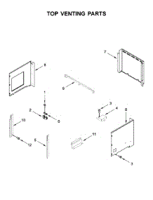 Top Venting Parts parts for Jenn-Air Wall Oven/Microwave Combo JMW3430DP04 from AppliancePartsPros.com
