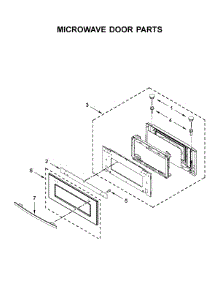 Microwave Door Parts parts for Jenn-Air Wall Oven/Microwave Combo JMW3430DP04 from AppliancePartsPros.com