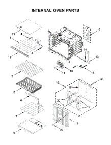 Internal Oven Parts parts for Jenn-Air Wall Oven/Microwave Combo JMW3430DS04 from AppliancePartsPros.com