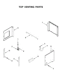 Top Venting Parts parts for Jenn-Air Wall Oven/Microwave Combo JMW3430DS04 from AppliancePartsPros.com