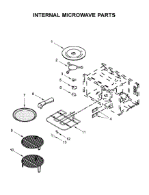 Internal Microwave Parts parts for Jenn-Air Wall Oven/Microwave Combo JMW3430IL02 from AppliancePartsPros.com