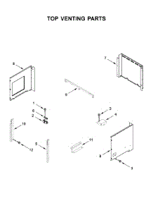 Top Venting Parts parts for Jenn-Air Wall Oven/Microwave Combo JMW3430IL02 from AppliancePartsPros.com