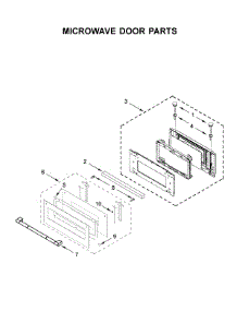 Microwave Door Parts parts for Jenn-Air Wall Oven/Microwave Combo JMW3430IL02 from AppliancePartsPros.com