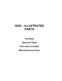 Optional Parts (Not Included) parts for Jenn-Air Wall Oven/Microwave Combo JMW3430IL02 from AppliancePartsPros.com