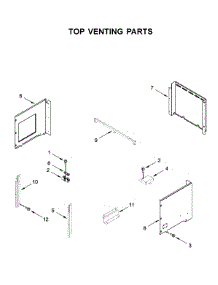 Top Venting Parts parts for Jenn-Air Wall Oven/Microwave Combo JMW3430IL03 from AppliancePartsPros.com
