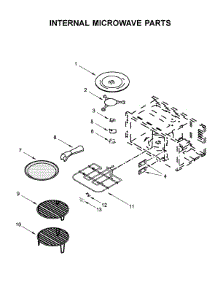 Internal Microwave Parts parts for Jenn-Air Wall Oven/Microwave Combo JMW3430IM01 from AppliancePartsPros.com