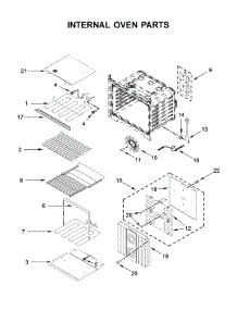 Internal Oven Parts parts for Jenn-Air Wall Oven/Microwave Combo JMW3430IM02 from AppliancePartsPros.com