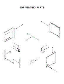 Top Venting Parts parts for Jenn-Air Wall Oven/Microwave Combo JMW3430IM02 from AppliancePartsPros.com