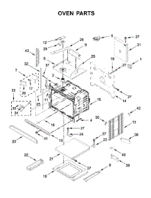 Oven Parts parts for Jenn-Air Wall Oven/Microwave Combo JMW3430IM03 from AppliancePartsPros.com