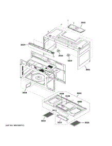 Oven Cavity Parts parts for Ge Microwave/Hood Combo JNM3184DP8BB from AppliancePartsPros.com