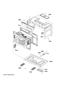 Oven Cavity Parts parts for Ge Microwave/Hood Combo JNM7196BL6TS from AppliancePartsPros.com
