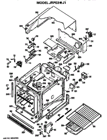 Main Body parts for Ge Electric Wall Oven JRP03*J1 from AppliancePartsPros.com