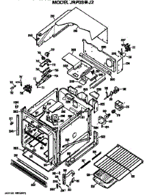 Main Body parts for Ge Electric Wall Oven JRP03*J2 from AppliancePartsPros.com