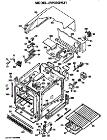 Main Body parts for Ge Electric Wall Oven JRP03G*J1 from AppliancePartsPros.com