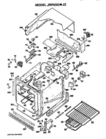 Main Body parts for Ge Electric Wall Oven JRP03G*J2 from AppliancePartsPros.com