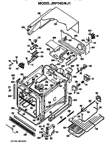 Main Body parts for Ge Electric Wall Oven JRP14G*J1 from AppliancePartsPros.com