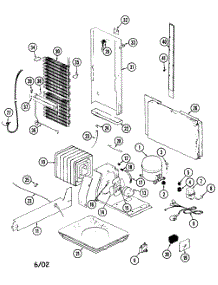 Unit Compartment & System parts for Jenn-Air Side-By-Side Refrigerator JRSD227W from AppliancePartsPros.com