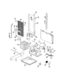 Unit Compartment & System parts for Amana Side-By-Side Refrigerator JRSD247L-DQ85A from AppliancePartsPros.com