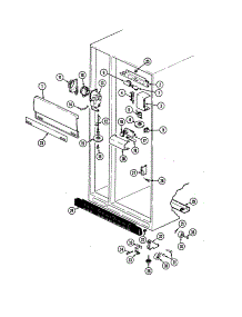 Fresh Food Compartment parts for Amana Side-By-Side Refrigerator JRSD247L-DQ85A from AppliancePartsPros.com