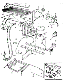 Unit Compartment & System parts for Jenn-Air Top-Mount Refrigerator JRT1215B/M9C67B from AppliancePartsPros.com