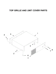 Top Grille And Unit Cover Parts parts for Maytag Side-By-Side Refrigerator JS48NXFXDW10 from AppliancePartsPros.com