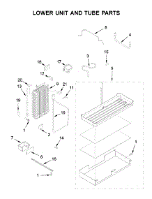 Lower Unit And Tube Parts parts for Maytag Side-By-Side Refrigerator JS48NXFXDW10 from AppliancePartsPros.com