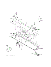 Control Panel parts for Ge Electric Range JS645DL6WW from AppliancePartsPros.com