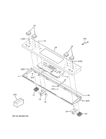 Control Panel parts for Ge Electric Range JS645DL7WW from AppliancePartsPros.com