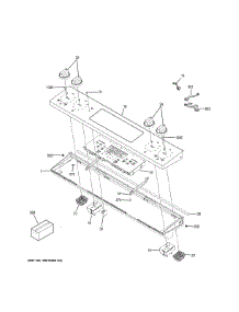 Control Panel parts for Ge Electric Range JS760EL4ES from AppliancePartsPros.com