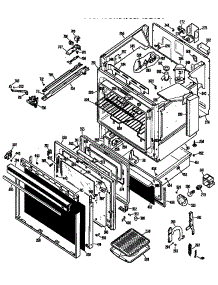 Oven / Door parts for Ge Electric Range JSP48G*J1 from AppliancePartsPros.com