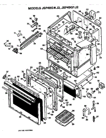 Main Body parts for Ge Electric Range JSP48G*J2 from AppliancePartsPros.com