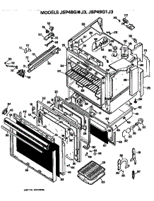 Main Body / Cooktop parts for Ge Electric Range JSP48G*J3 from AppliancePartsPros.com