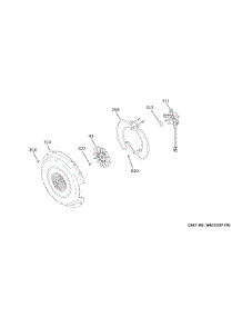 Convection Fan parts for Ge Electric Range JSS86SP1SS from AppliancePartsPros.com
