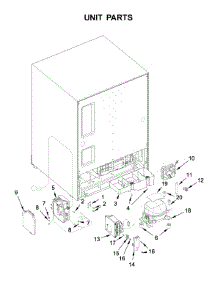 Unit Parts parts for Jenn-Air Wine & Beverage Cooler JUBFL242HL01 from AppliancePartsPros.com