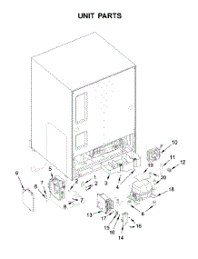 Unit Parts parts for Jenn-Air Wine & Beverage Cooler JUBFR242HL00 from AppliancePartsPros.com