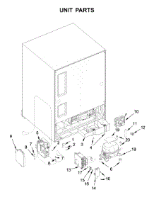 Unit Parts parts for Jenn-Air Wine & Beverage Cooler JUBFR242HM00 from AppliancePartsPros.com