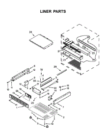 Liner Parts parts for Jenn-Air Drawer & Bin JUCFP242HL01 from AppliancePartsPros.com