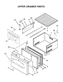 Upper Drawer Parts parts for Jenn-Air Drawer & Bin JUCFP242HL01 from AppliancePartsPros.com