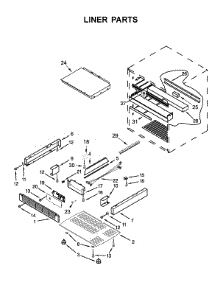 Liner Parts parts for Jenn-Air Drawer & Bin JUCFP242HM01 from AppliancePartsPros.com