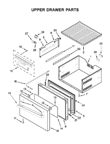 Upper Drawer Parts parts for Jenn-Air Drawer & Bin JUCFP242HM01 from AppliancePartsPros.com