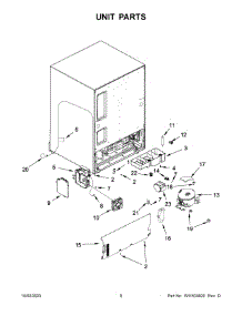 Unit Parts parts for Jenn-Air Drawer & Bin JUDFP242HX11 from AppliancePartsPros.com