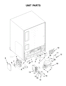Unit Parts parts for Jenn-Air Wine & Beverage Cooler JUGFL242HL00 from AppliancePartsPros.com