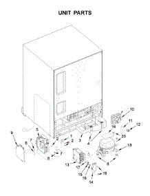 Unit Parts parts for Jenn-Air Wine & Beverage Cooler JUGFL242HM01 from AppliancePartsPros.com