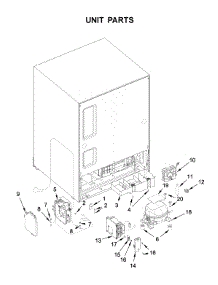 Unit Parts parts for Jenn-Air Wine & Beverage Cooler JUGFR242HL01 from AppliancePartsPros.com