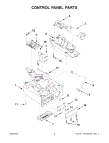 Control Panel Parts parts for Jenn-Air Freestanding Ice Maker JUIFN15HX01 from AppliancePartsPros.com