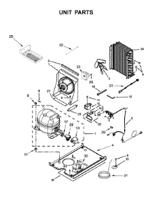 Unit Parts parts for Jenn-Air Freestanding Ice Maker JUIFX15HX00 from AppliancePartsPros.com